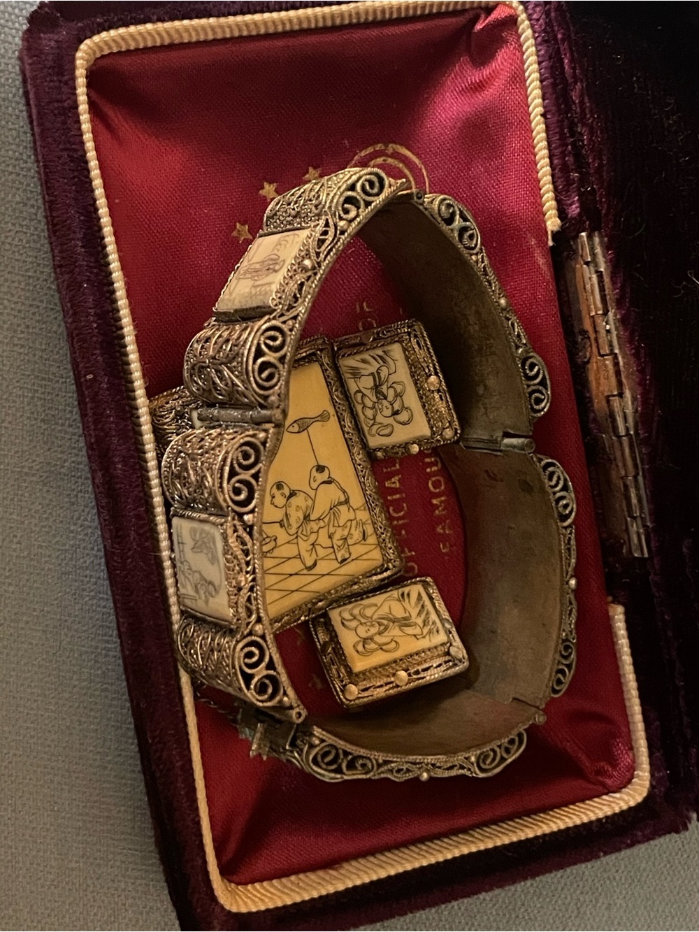 1920’s Antique Chinese/ China Sterling Jewelry Set